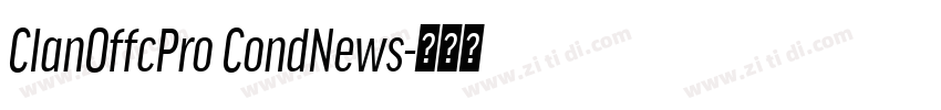 ClanOffcPro CondNews字体转换